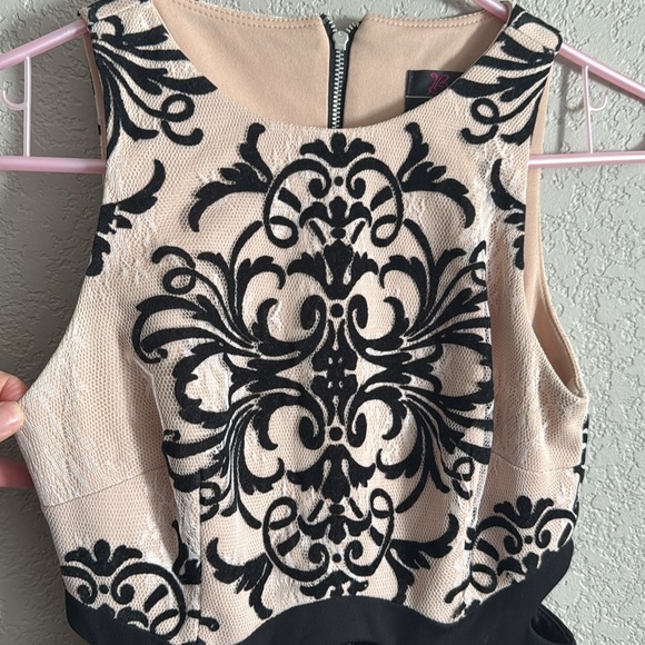 Blondie Nights Womens Black Lace Maxi Gown Size 1 Maxi Prom Formal Homecoming - Picture 2 of 7